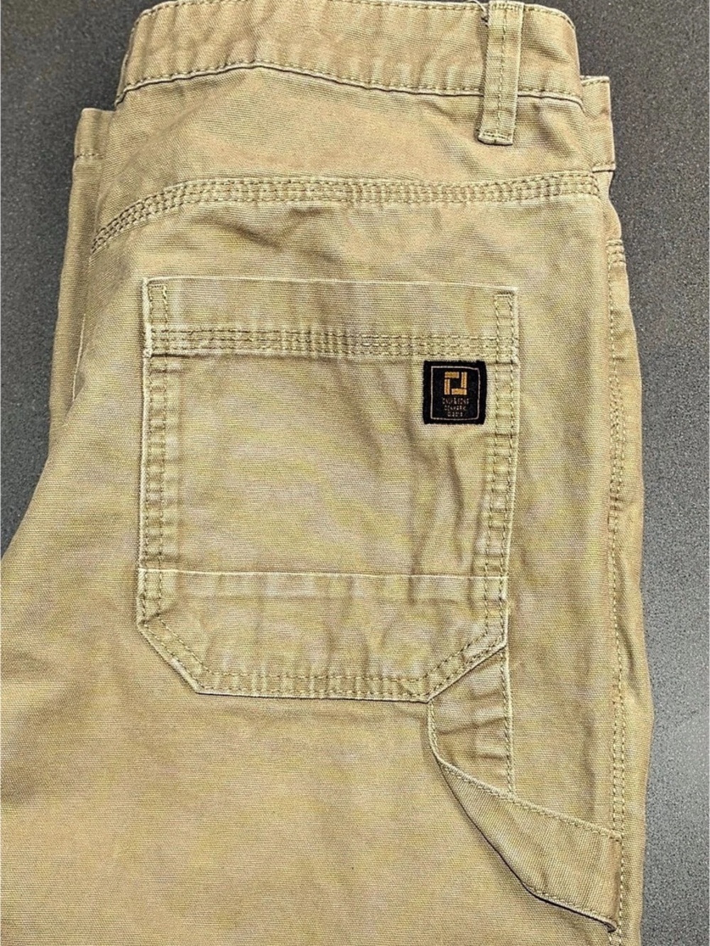 Only & Sons Fade Carpenter Loose Fit Trousers Beige Cargo Pants US 30